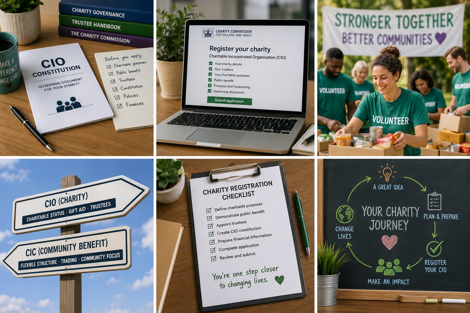 Administrateurs bénévoles d'une organisation caritative réunis autour d'une table de travail